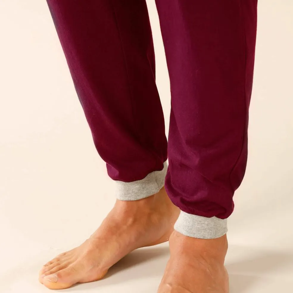 Pantalon pyjama bas resserrés - lot de 2