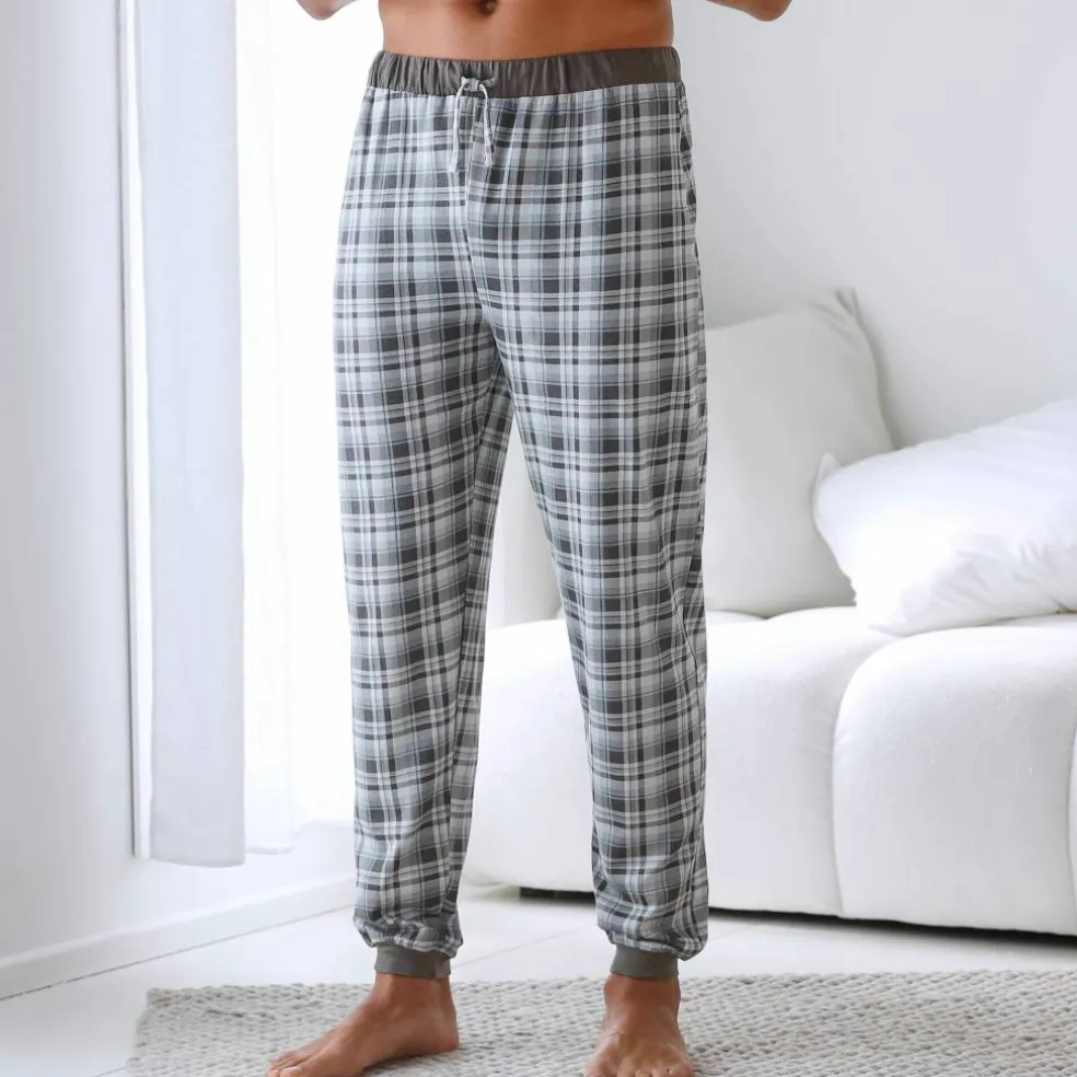 Pantalon pyjama bas resserrés - lot de 2