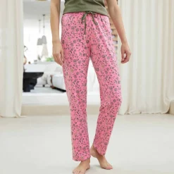 Pantalon pyjama imprimé fleuri