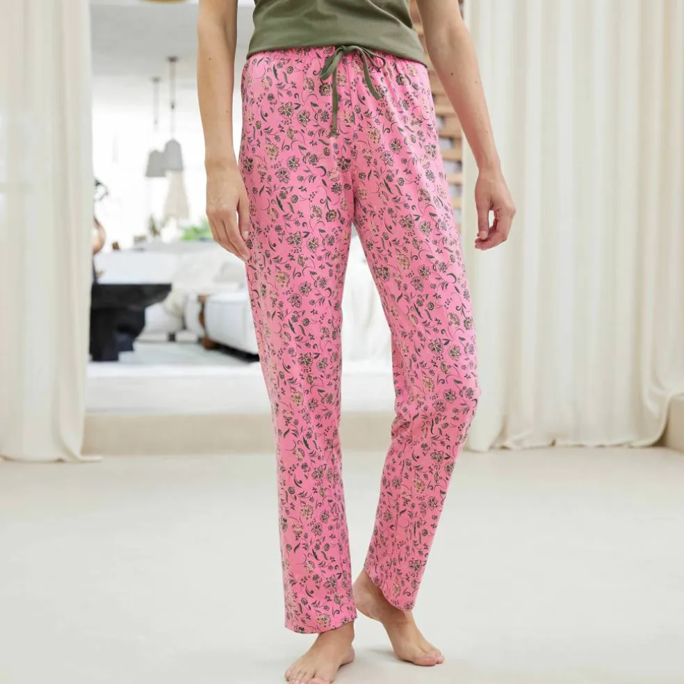 Pantalon pyjama imprimé fleuri "Bohème"