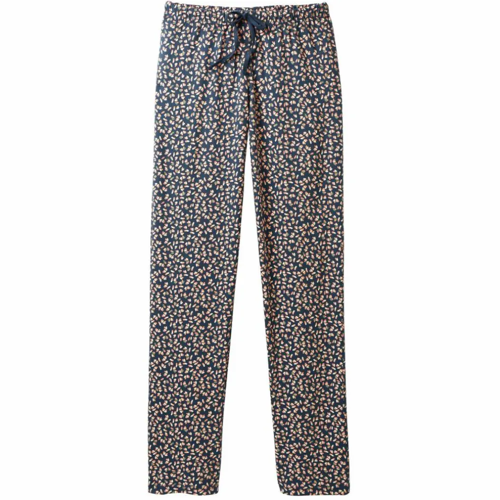 Pantalon pyjama imprimé minimaliste fleuri