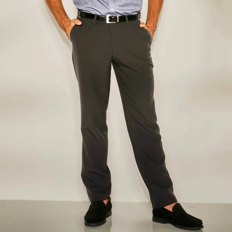 Pantalon taille réglable sans pince - polyester