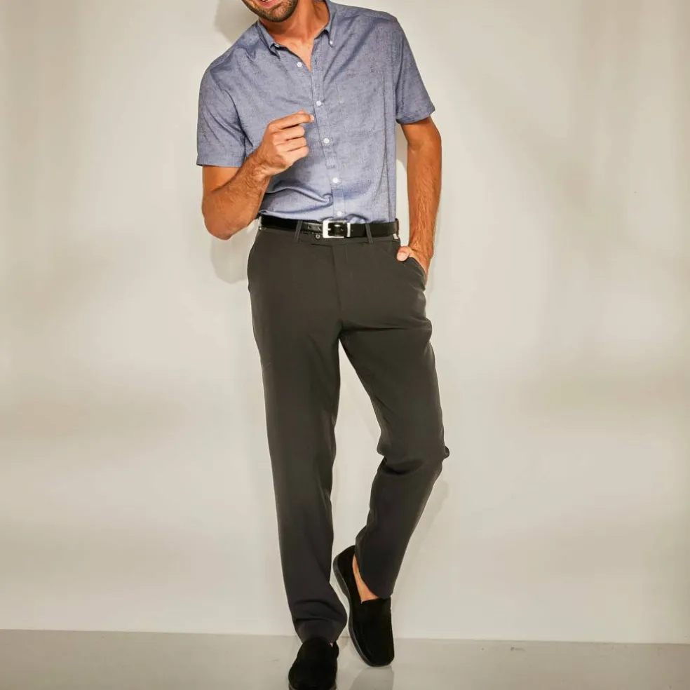 Pantalon taille réglable sans pince - polyester