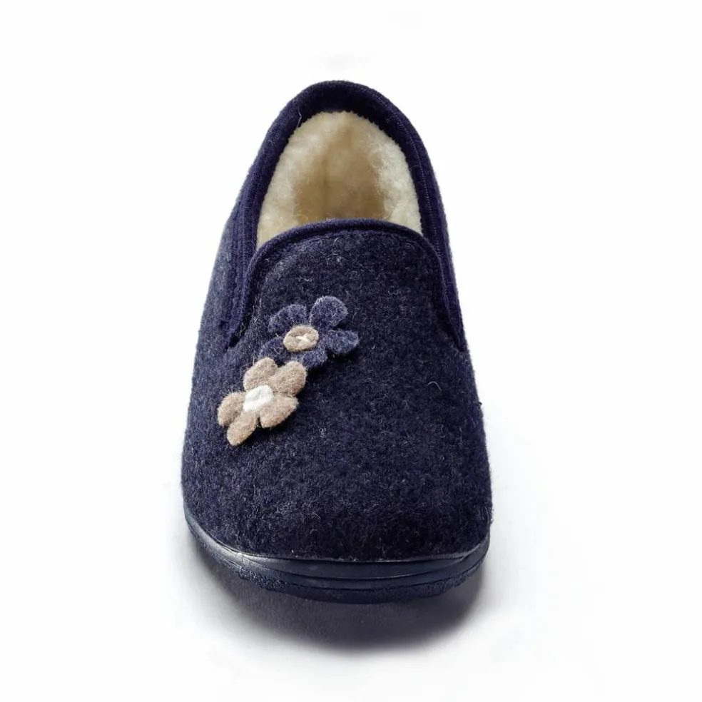Pantoufles fleurs