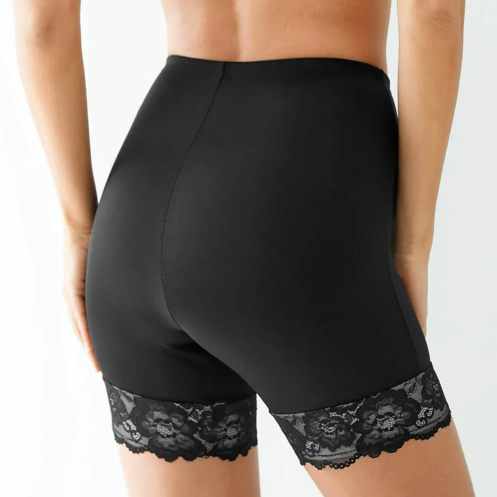 Panty microfibre et dentelle - sculptant