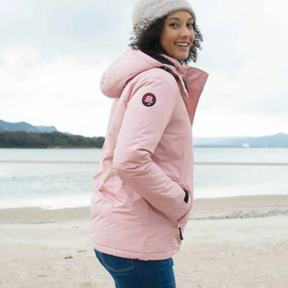 Parka imperméable doublée polaire unie