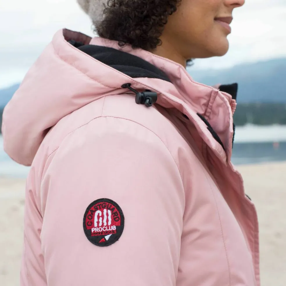 Parka imperméable doublée polaire unie