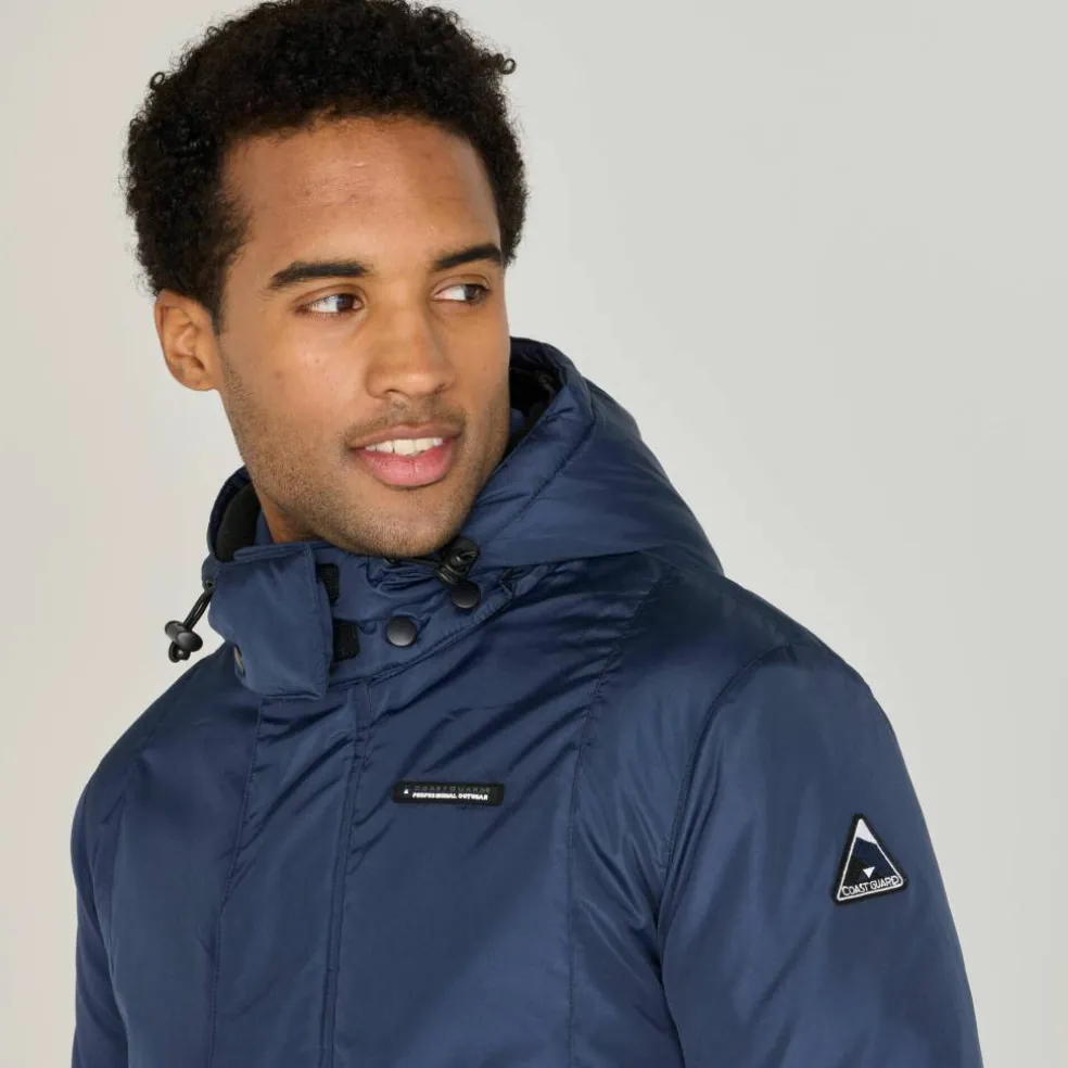 Parka imperméable doublée polaire à capuche