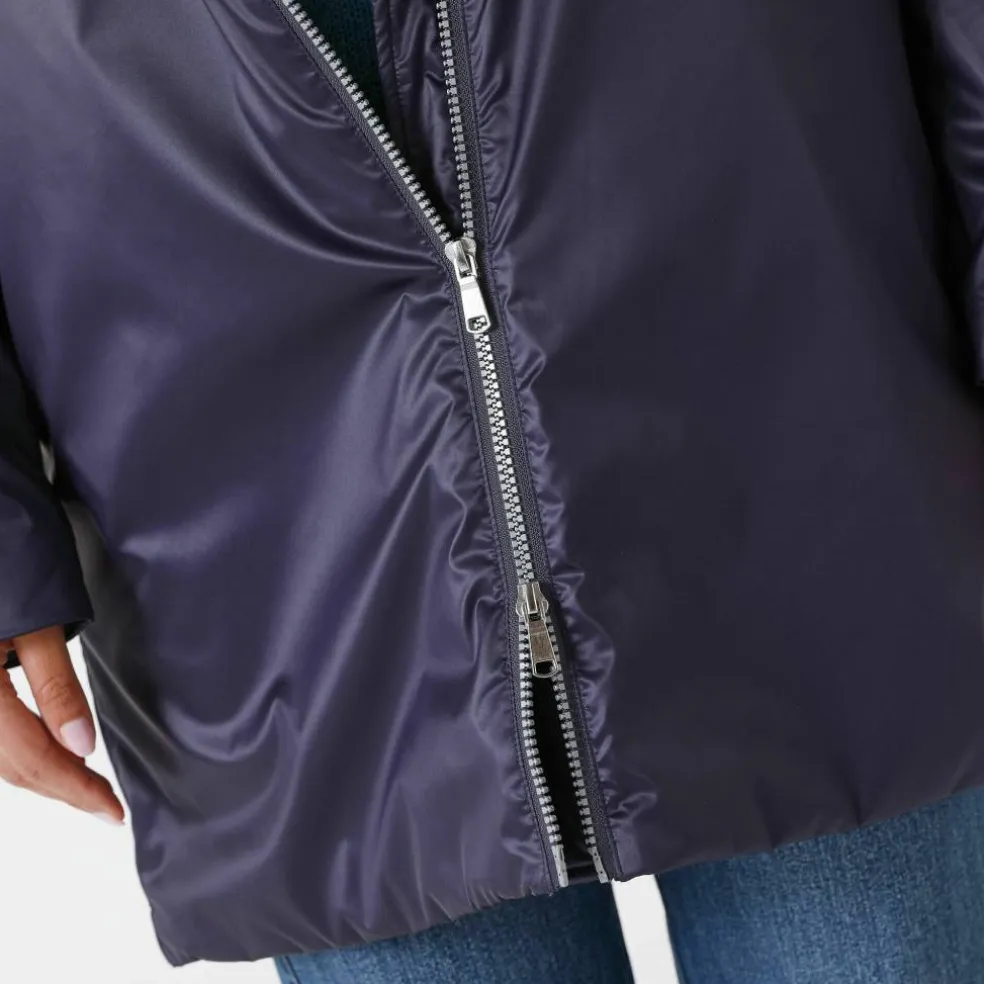 Parka imperméable fourrée, mi-longue