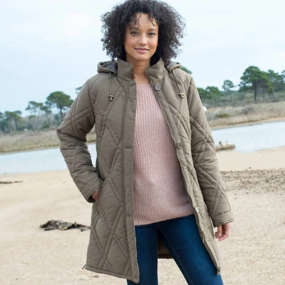 Parka matelassée microfibre