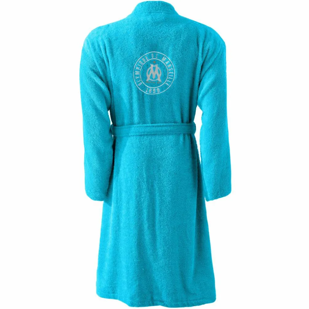 Peignoir adulte OM® col kimono, éponge