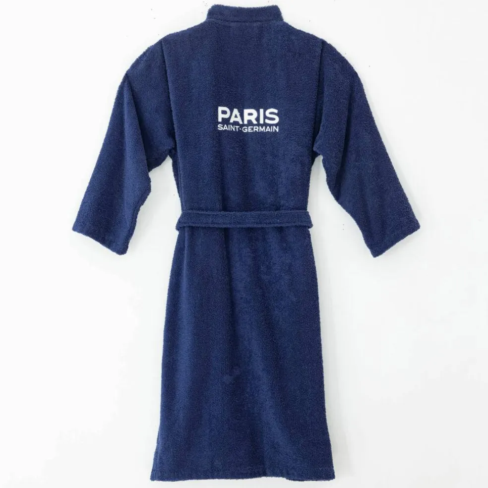 Peignoir de bain adulte col kimono PSG® personnalisable éponge