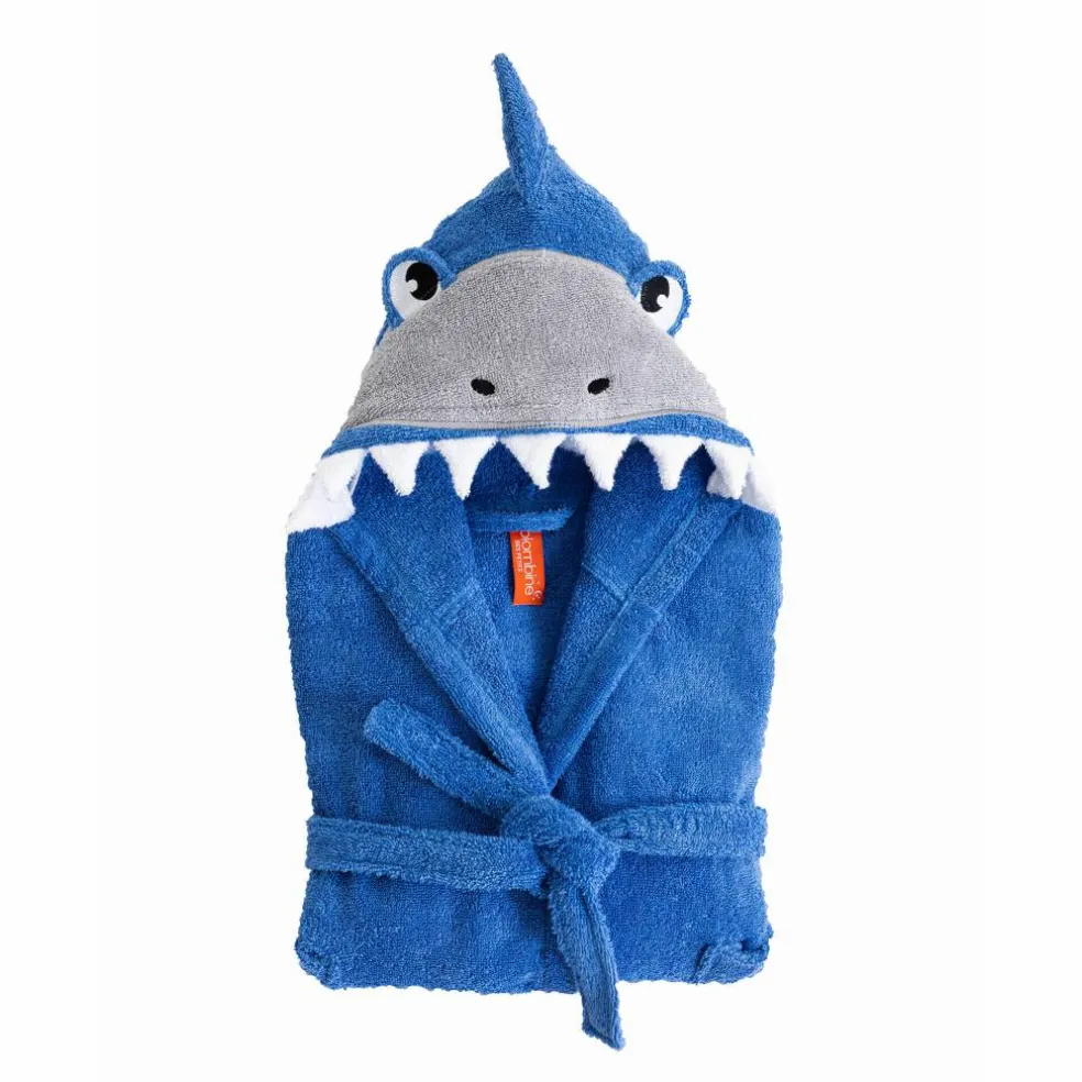 Peignoir de bain enfant requin éponge coton - 340g/m²