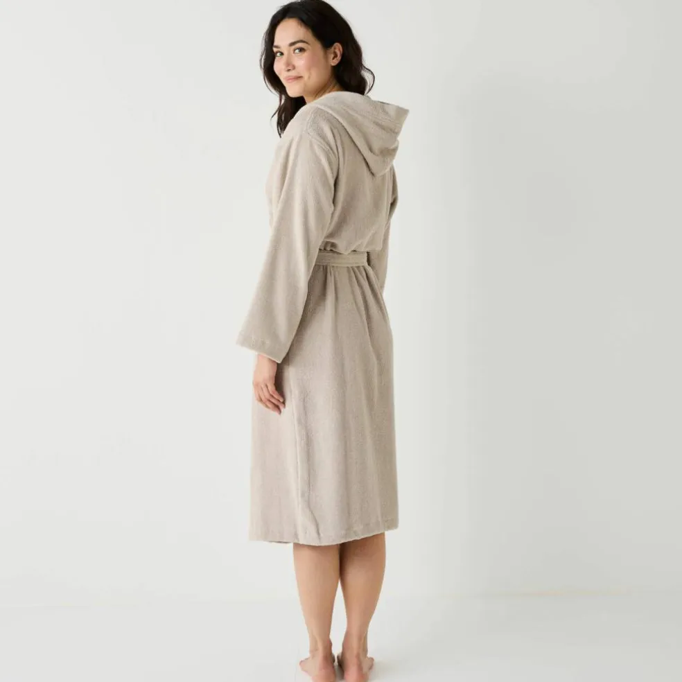 Peignoir mixte adulte col capuche "sèche-vite"