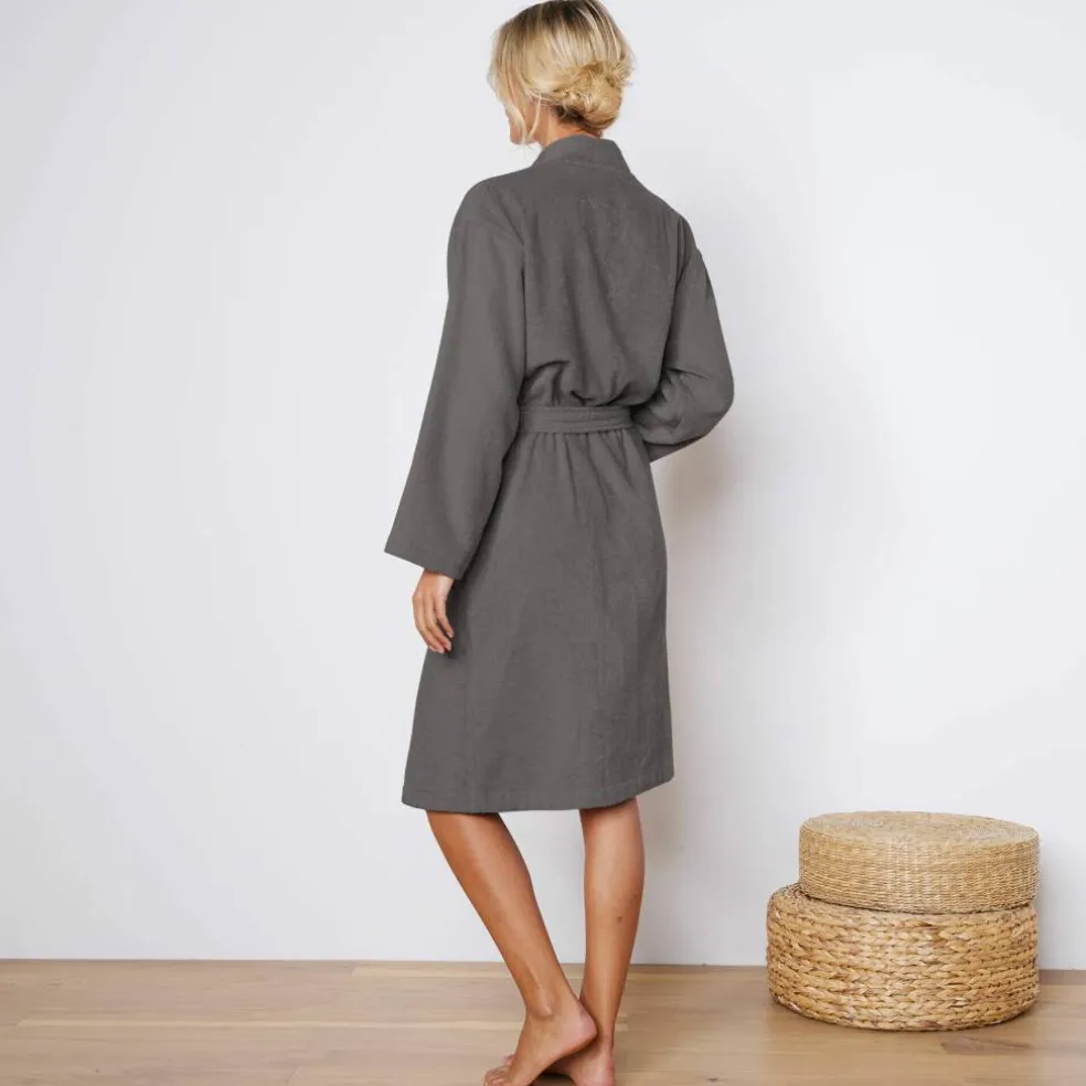 Peignoir mixte adute éponge bouclette 1er prix