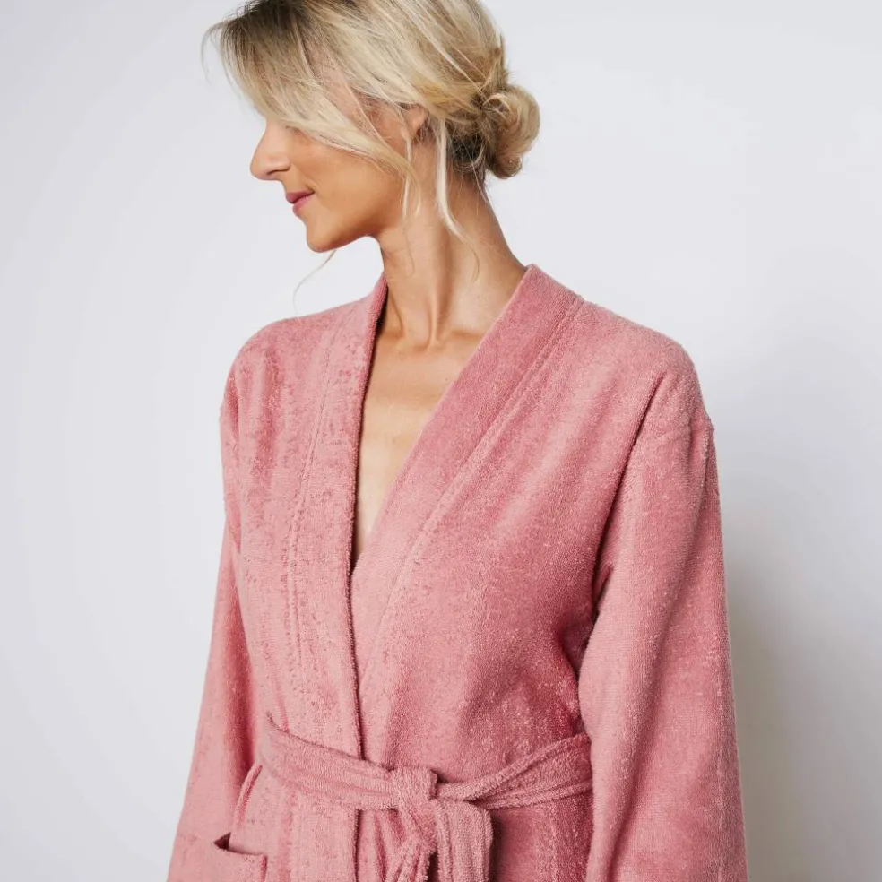 Peignoir mixte adute éponge bouclette 1er prix