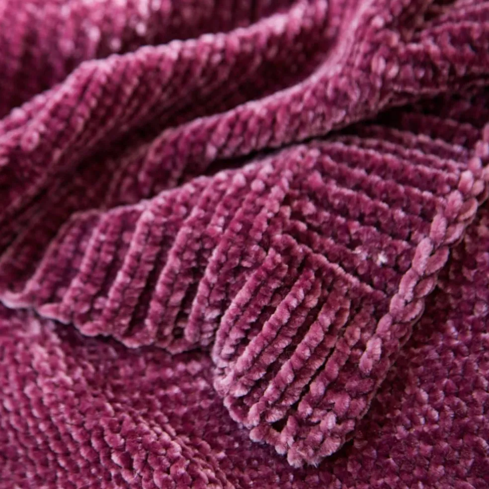 Plaid chenille