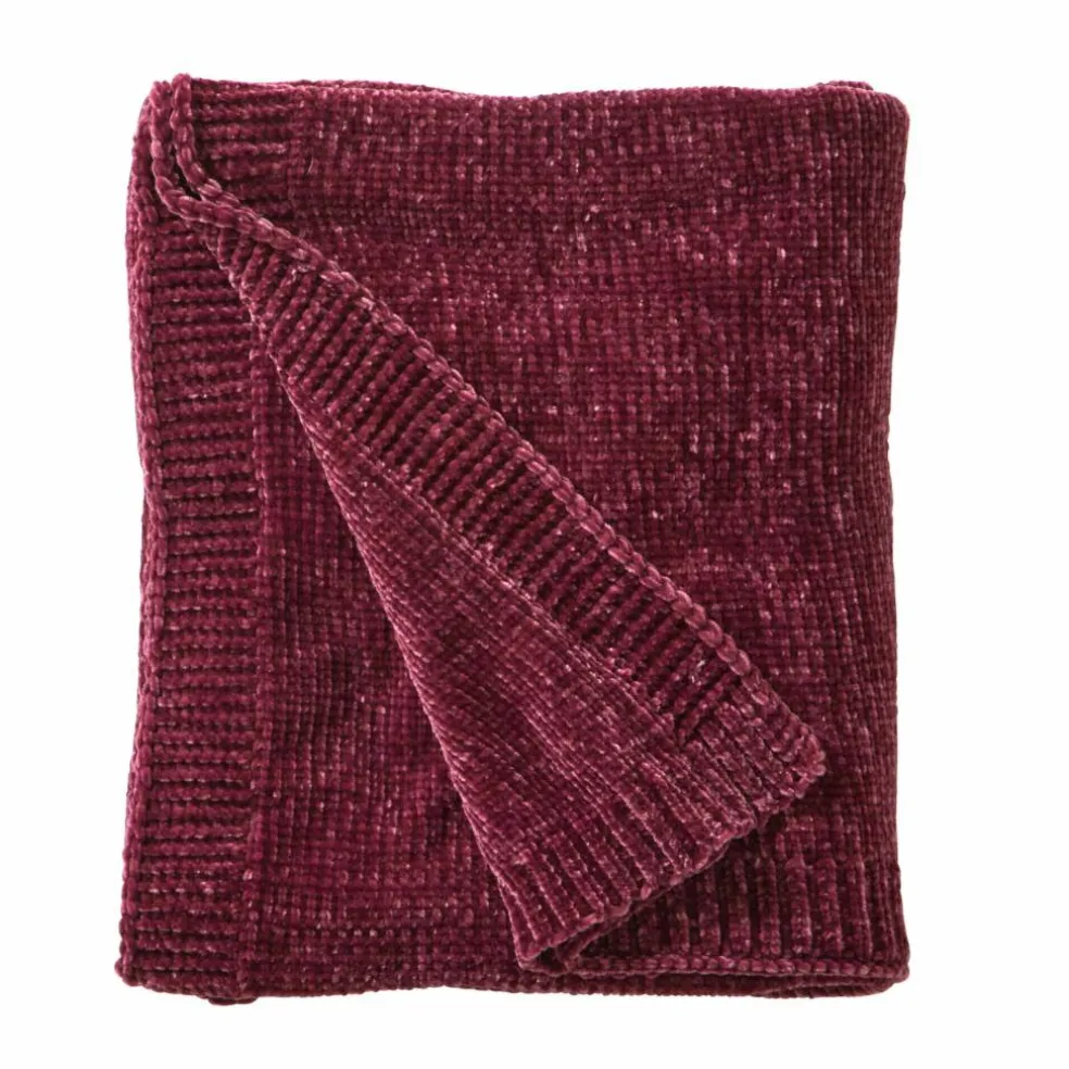 Plaid chenille