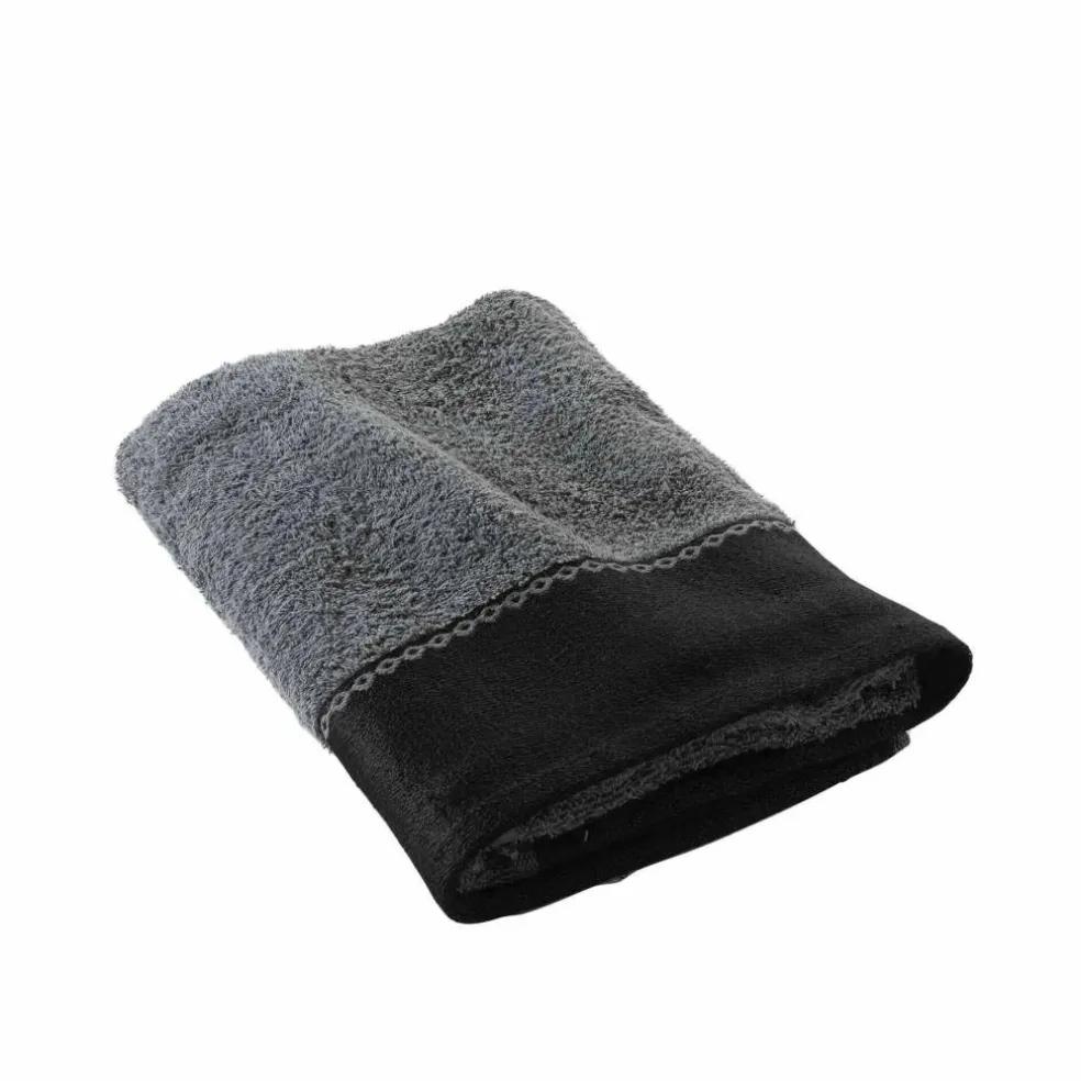 Éponge unie 450 g/m² liteau jacquard confort moelleux