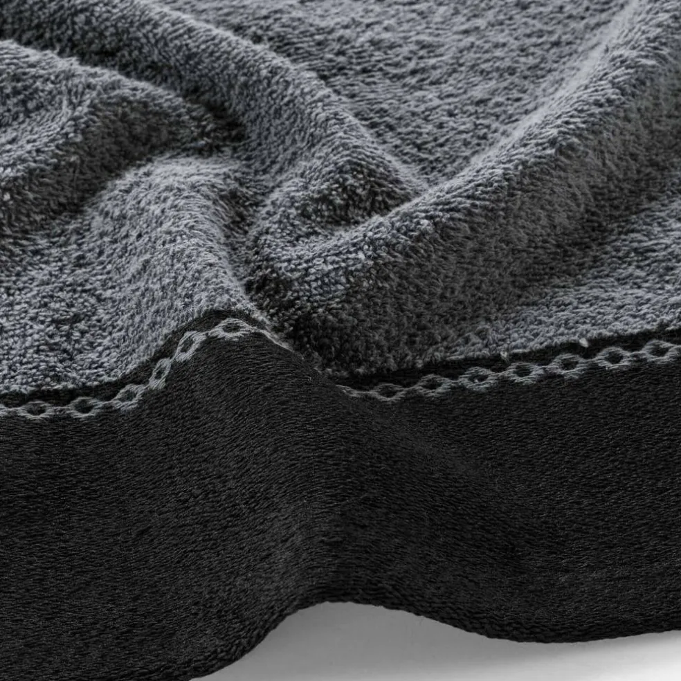 Éponge unie 450 g/m² liteau jacquard confort moelleux