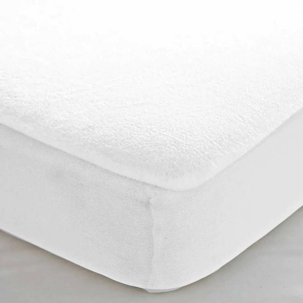 Protège-matelas absorbant molleton coton recyclé bonnets 29 cm