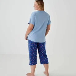 Pyjama court imprimé