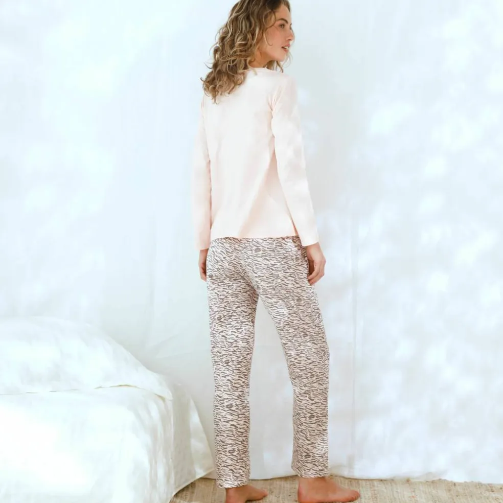 Pyjama imprimé zèbre