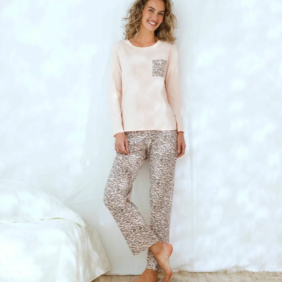 Pyjama imprimé zèbre