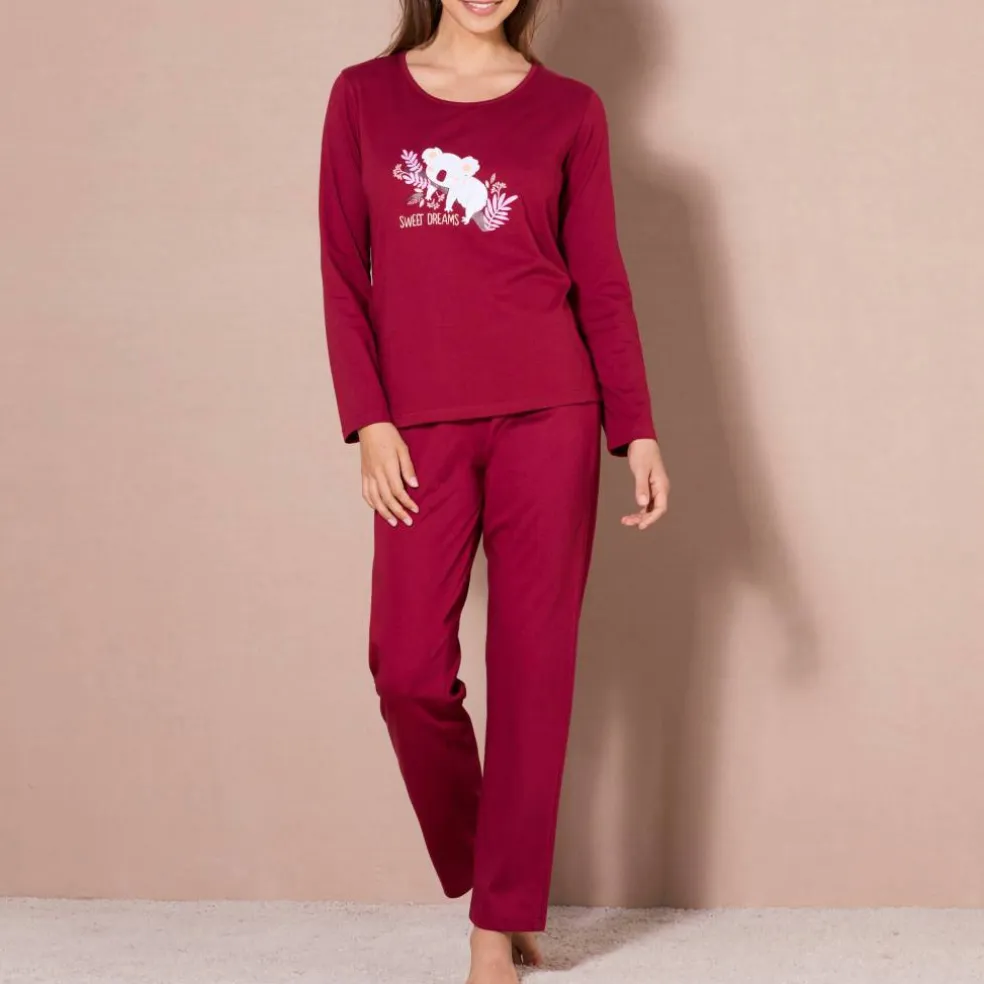Pyjama manches longues motif "koala"