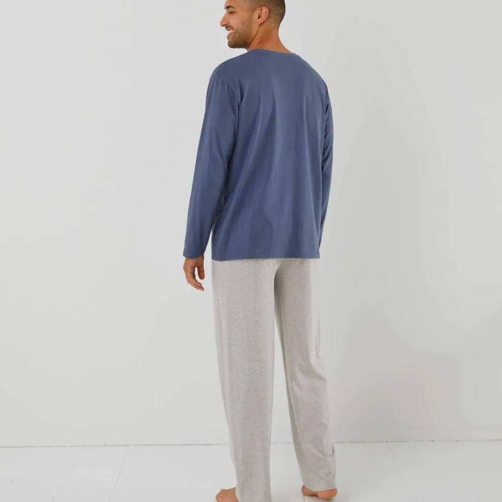 Pyjama message motif toutou manches longues