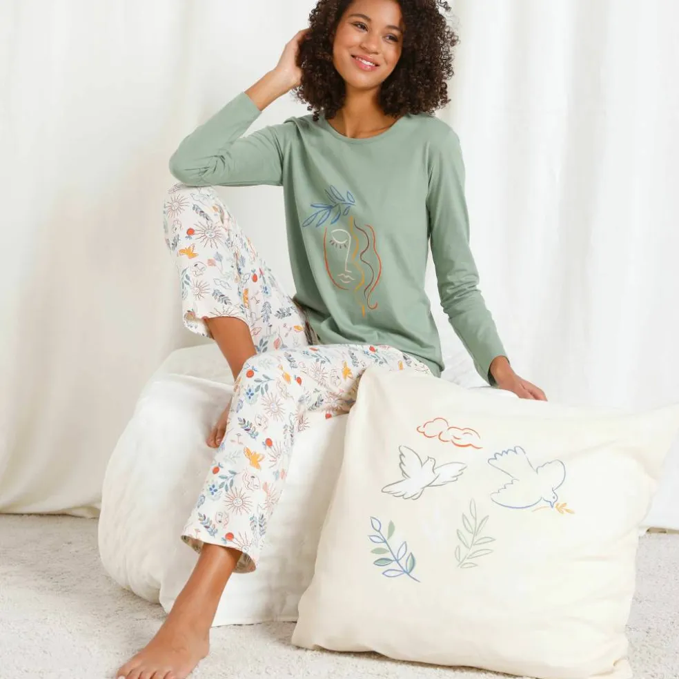 Pyjama pantalon imprimé "Madère"