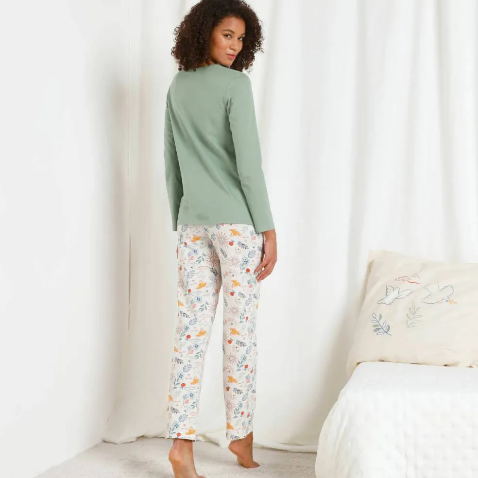 Pyjama pantalon imprimé "Madère"