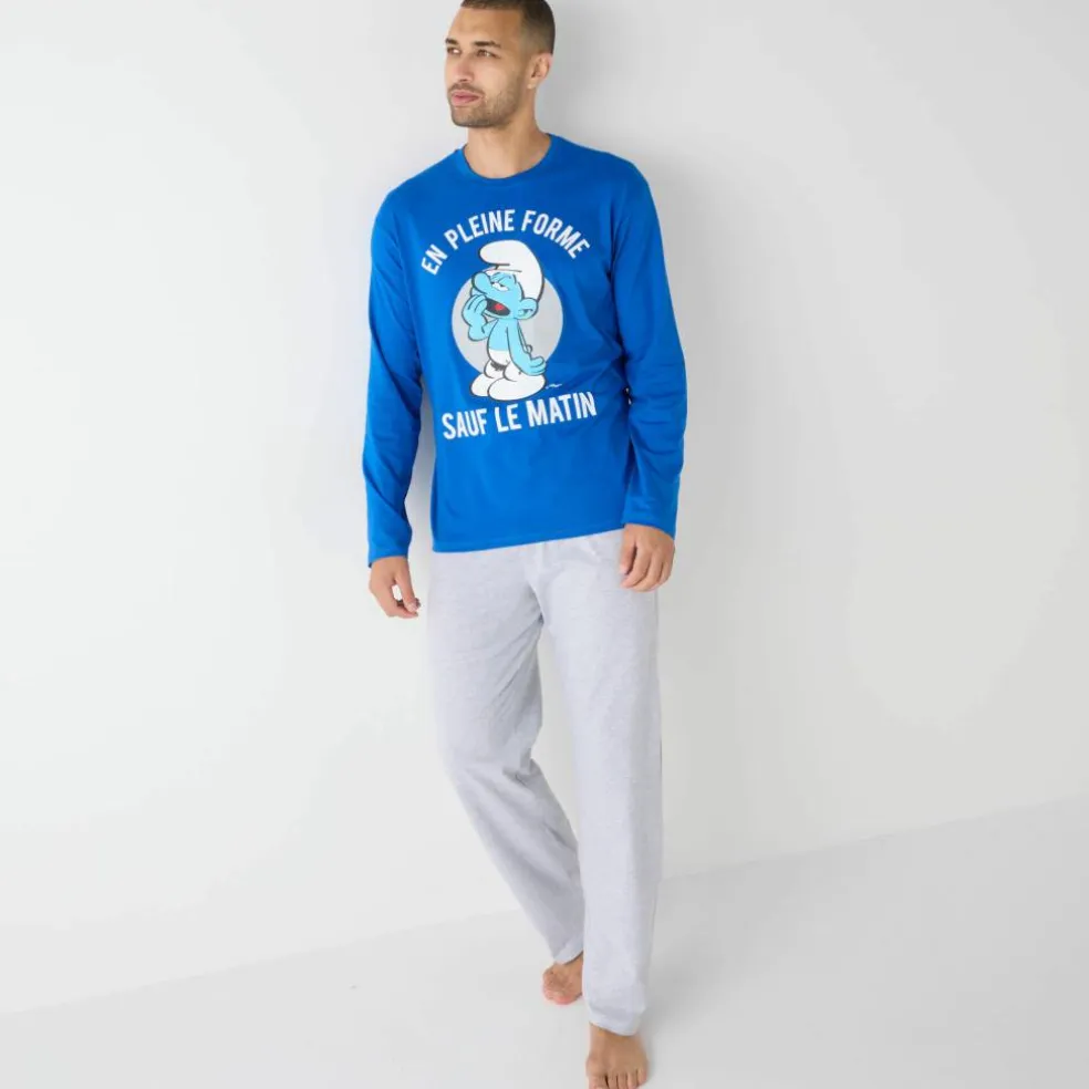 Pyjama pantalon manches longues Schtroumpfs®