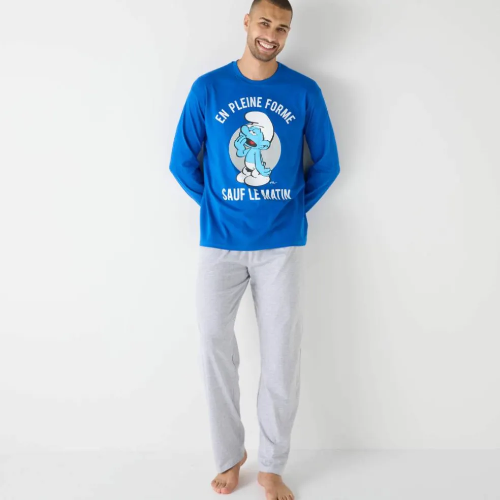 Pyjama pantalon manches longues Schtroumpfs®