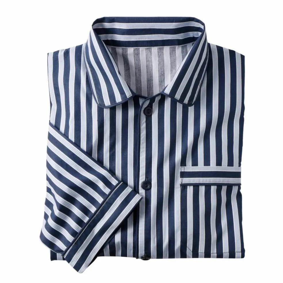 Pyjama rayures popeline coton
