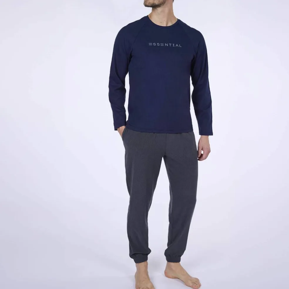 Pyjama ultra doux jersey et maille polaire