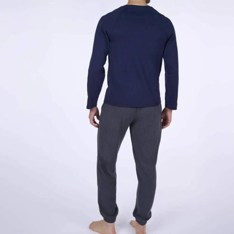 Pyjama ultra doux jersey et maille polaire