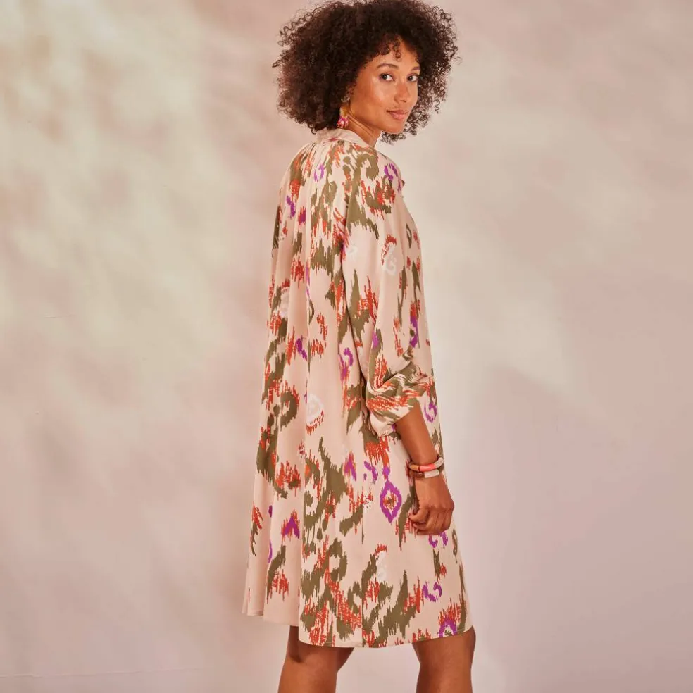 Robe chemisier imprimée