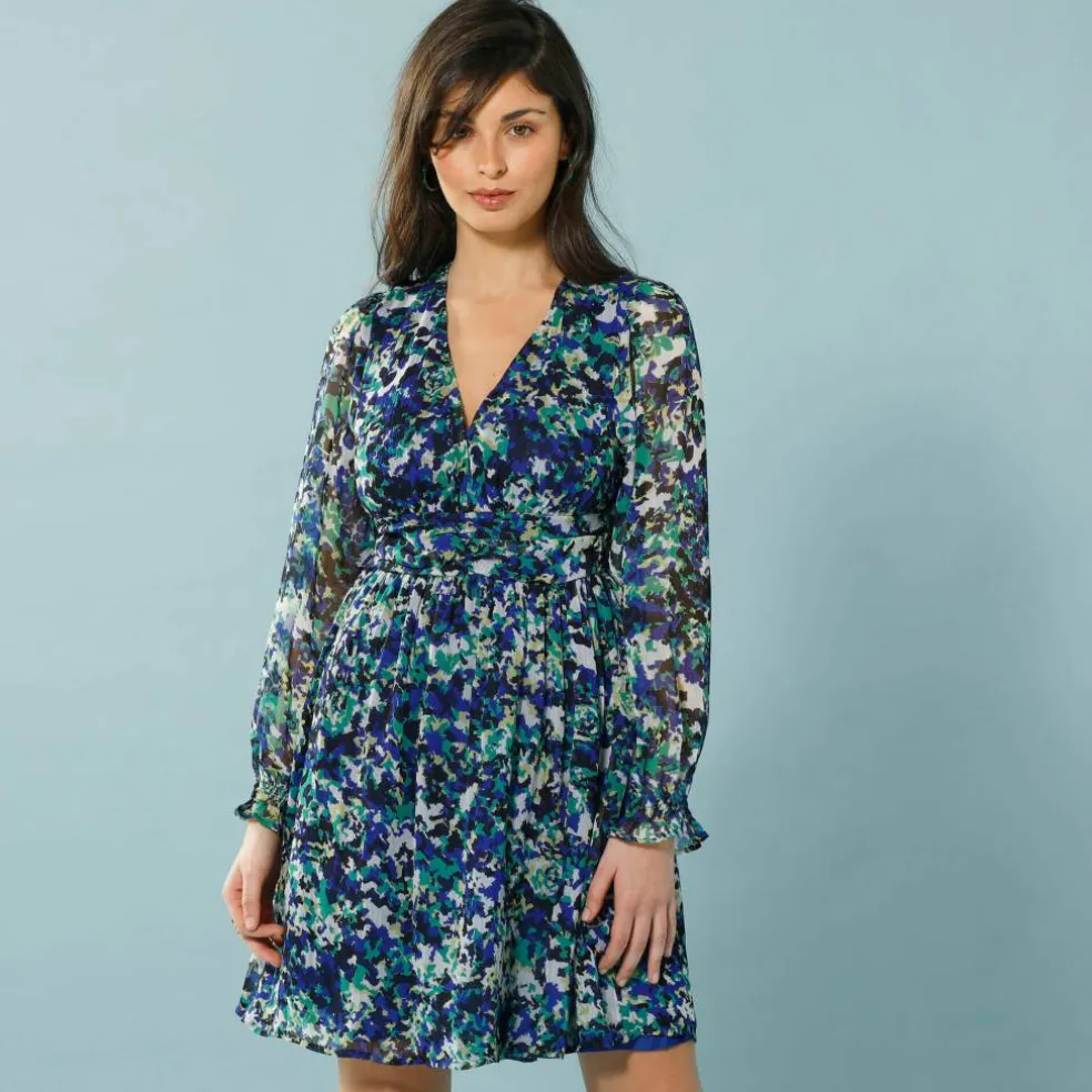Robe en voile imprimé, Spécial Petites