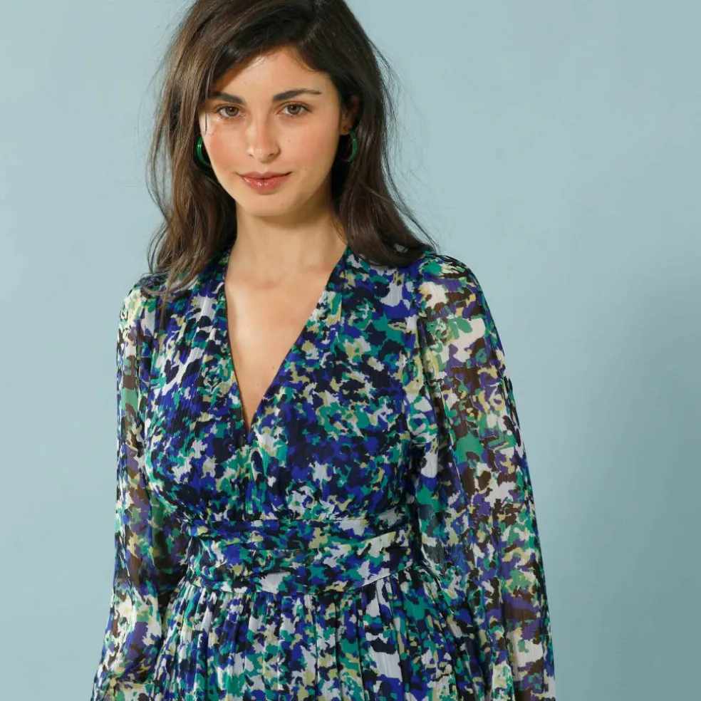 Robe en voile imprimé, Spécial Petites