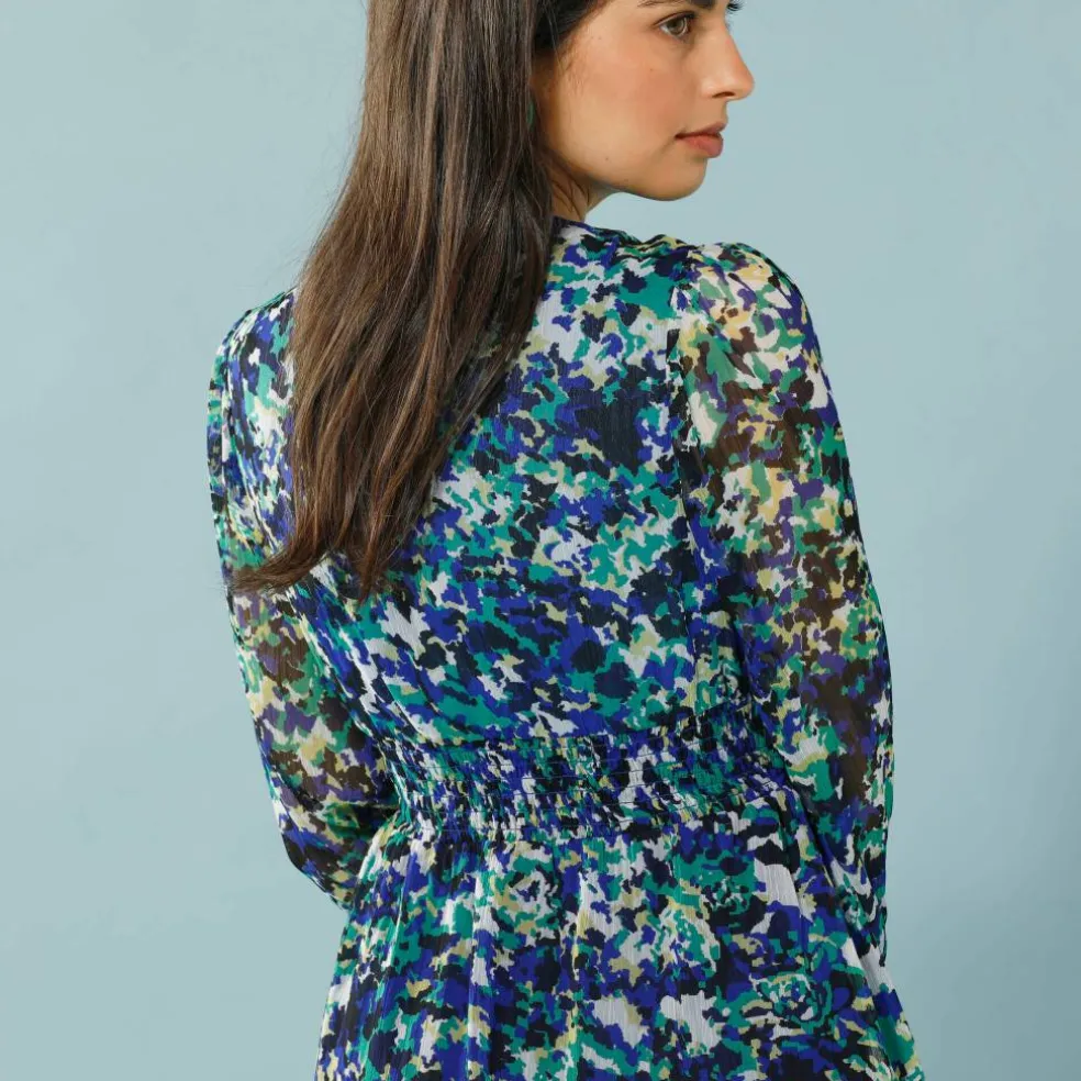 Robe en voile imprimé, Spécial Petites