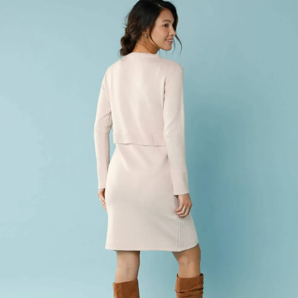 Robe pull effet portefeuille, Spécial Petites