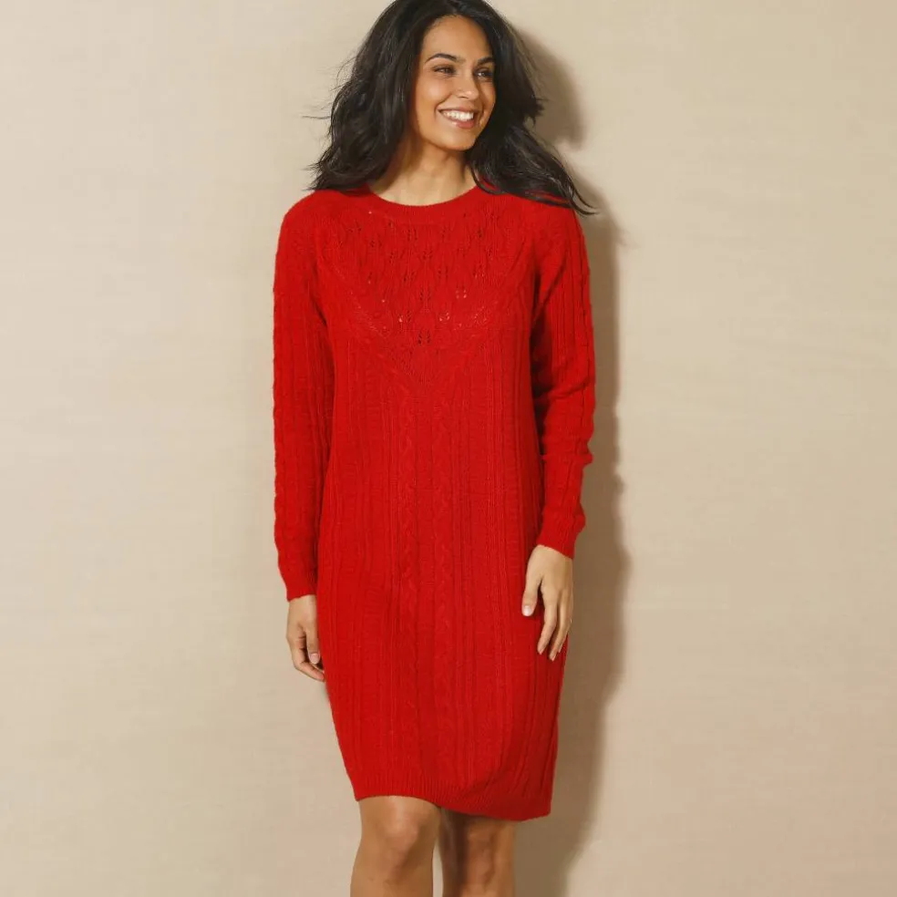Robe pull torsadée