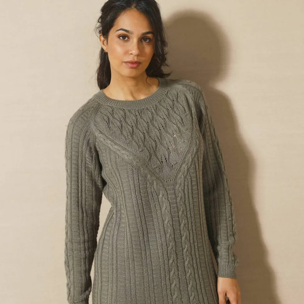 Robe pull torsadée