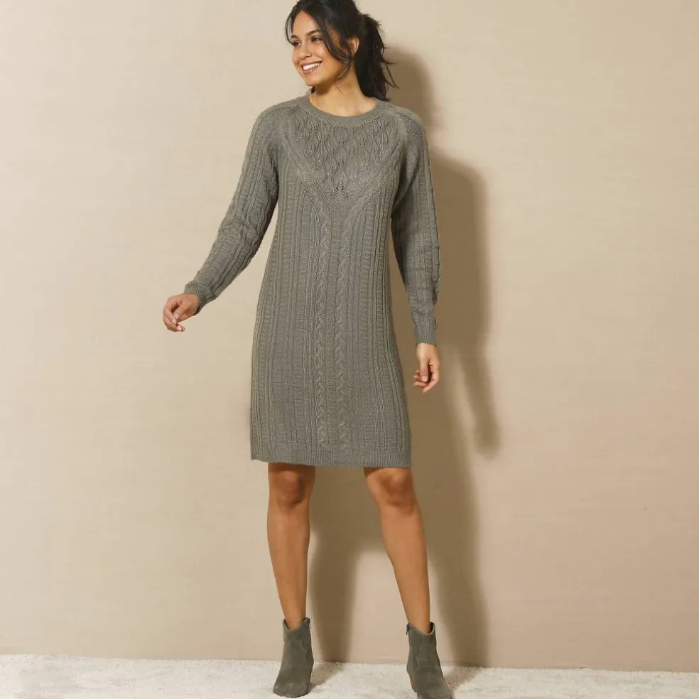 Robe pull torsadée