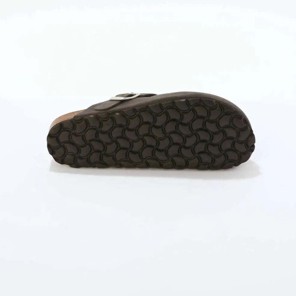 Sabots croûte de cuir avec boucle réglable