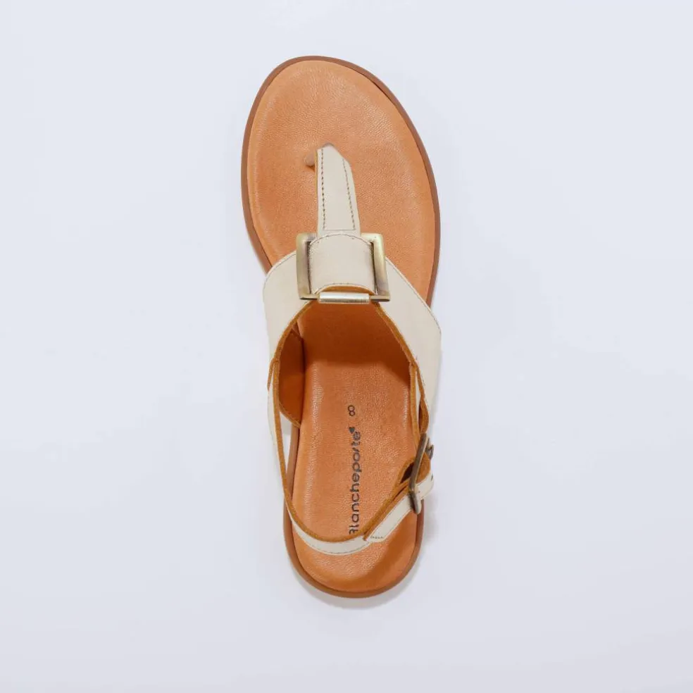 Sandales entredoigt cuir
