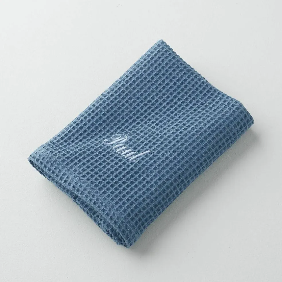 Serviette de bain nid d'abeille Colombine®, personnalisable, 240 g/m2