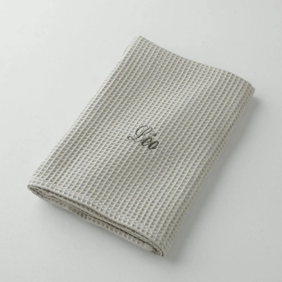 Serviette de bain nid d'abeille Colombine®, personnalisable, 240 g/m2