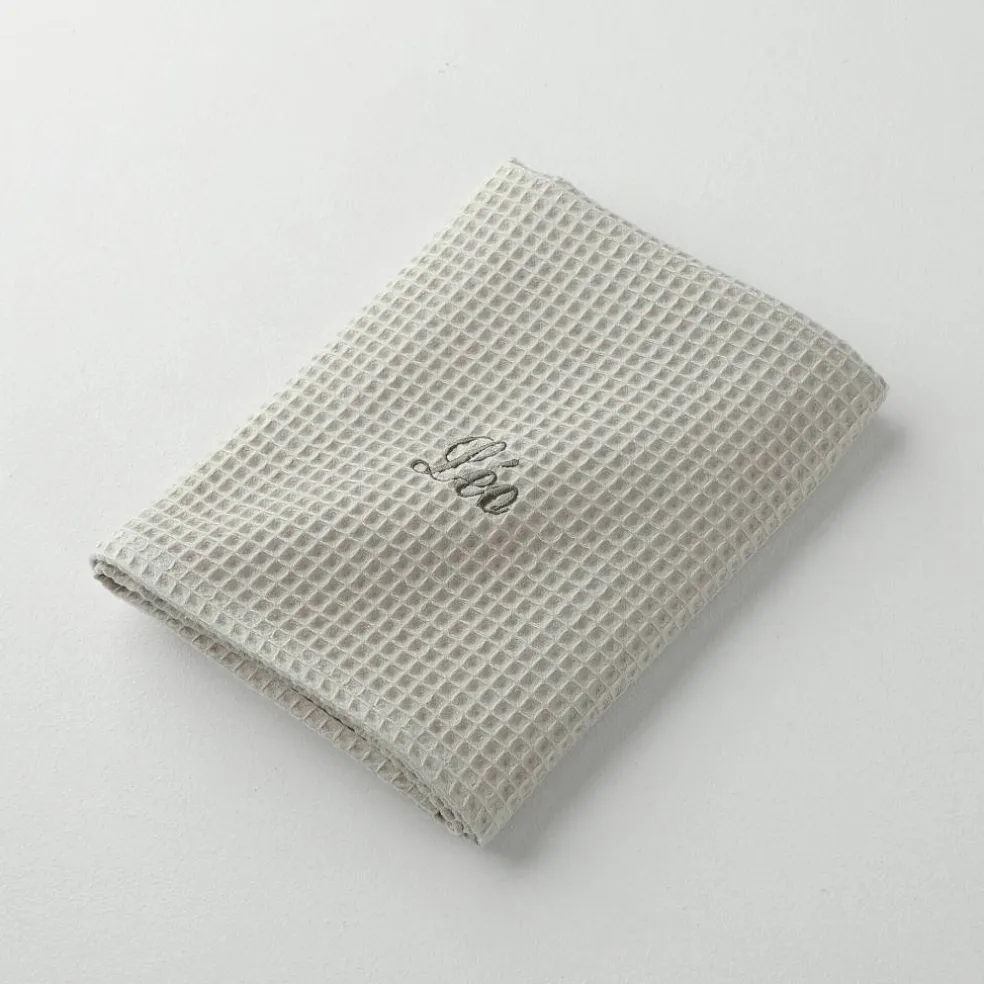 Serviette de bain nid d'abeille Colombine®, personnalisable, 240 g/m2